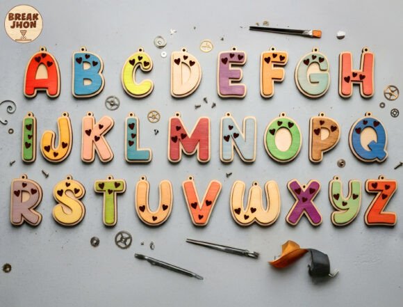 3D Layered Alphabet Cut File SVG Bundle Review for Embroidery Projects