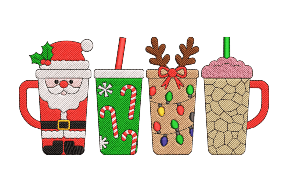 Christmas Coffee Cocoa Crew: A Festive Graphic Design Asset