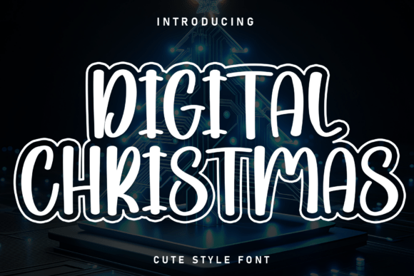 Digital Christmas Display for Handmade Creations