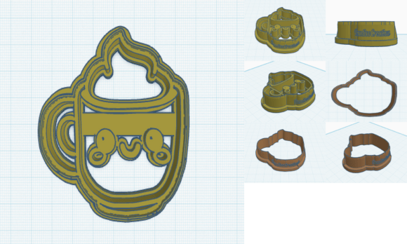 Hot Chocolate Cookie Cutters: A Festive Graphic Design Asset for Kitchen Amp Brands
