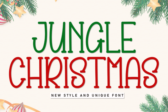 Jungle Christmas Display: A Bold Visual Asset for Creative Campaigns