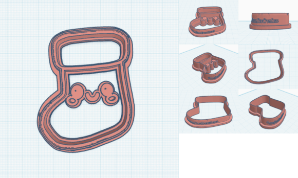 Kawaii Stocking Cookie Cutters: A Versatile Graphic Design Asset for Kitchen Amp Campaigns