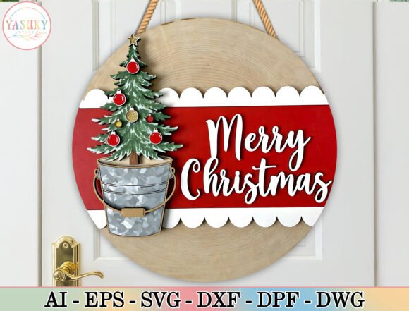 Merry Christmas Door Sign SVG Review for Real Projects