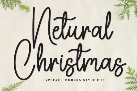 Netural Christmas: A Script Amp Asset for Modern Holiday Branding