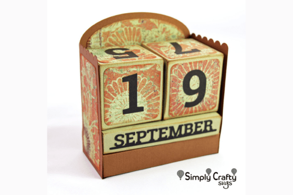 Perpetual Calendar SVG: A Christmas Graphic Design Asset for Content Creators