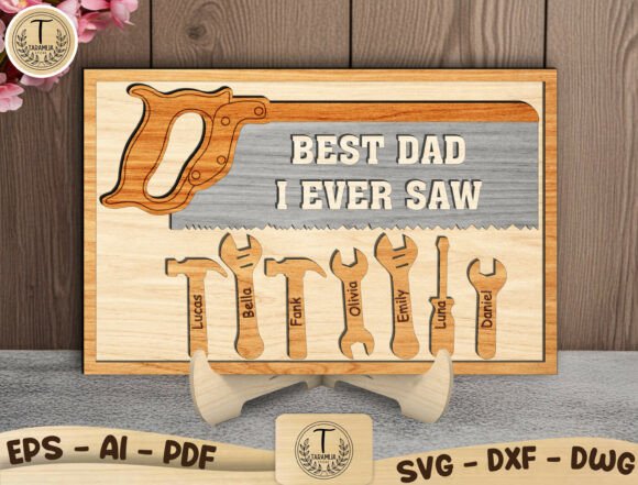 Personalized Fathers Day Laser Cut SVG Review for Handmade Creators
