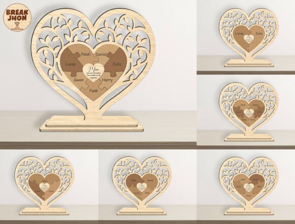 Personalized Heart Tree Puzzle Mom SVG: A Mother’s Day Design Asset Worth Considering