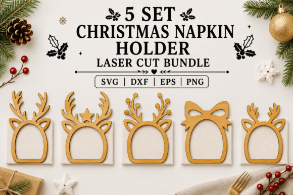Reindeer Napkin Ring Laser Cut File Review for Real Projects