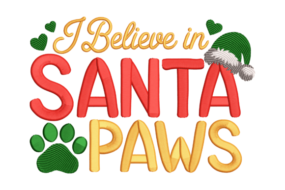 Santa Paws Quote: A Christmas Graphic Design Asset for Polished Content Publishing