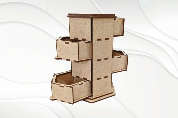 Sliding Jewelry Box 4 Floors Gift Boxes