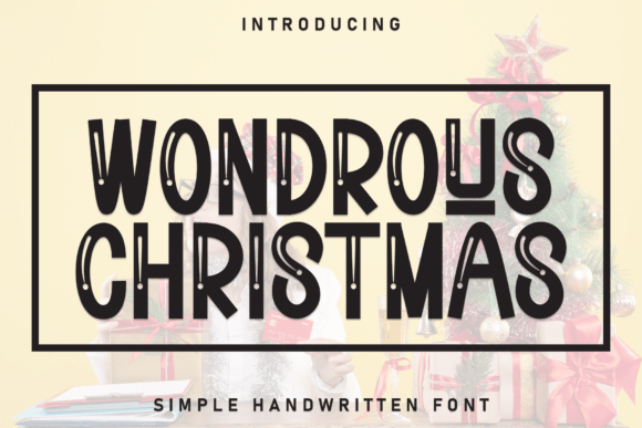 Wondrous Christmas Display: A Festive Graphic Design Asset for Creative Sellers